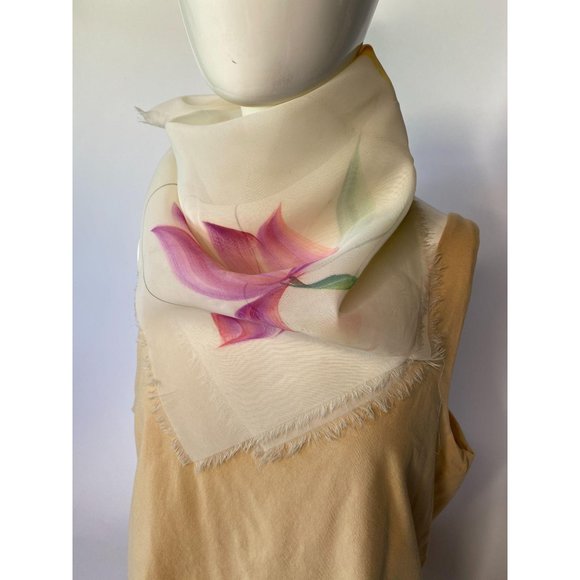 Spring Flowers Vintage Scarf - Picture 6 of 16